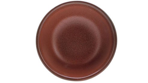 Schale Creatable aus Stein in Dunkelrot CREATABLE Sierra Nevada Fuego – Sojaschale dunkelrotes Steinzeug – Durchmesser ca. 8 cm