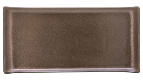 Servierplatte Creatable aus Stein in Braun CREATABLE Sierra Nevada Rocca – BBQ Platte braunes Steinzeug – ca. 33 x 17 cm