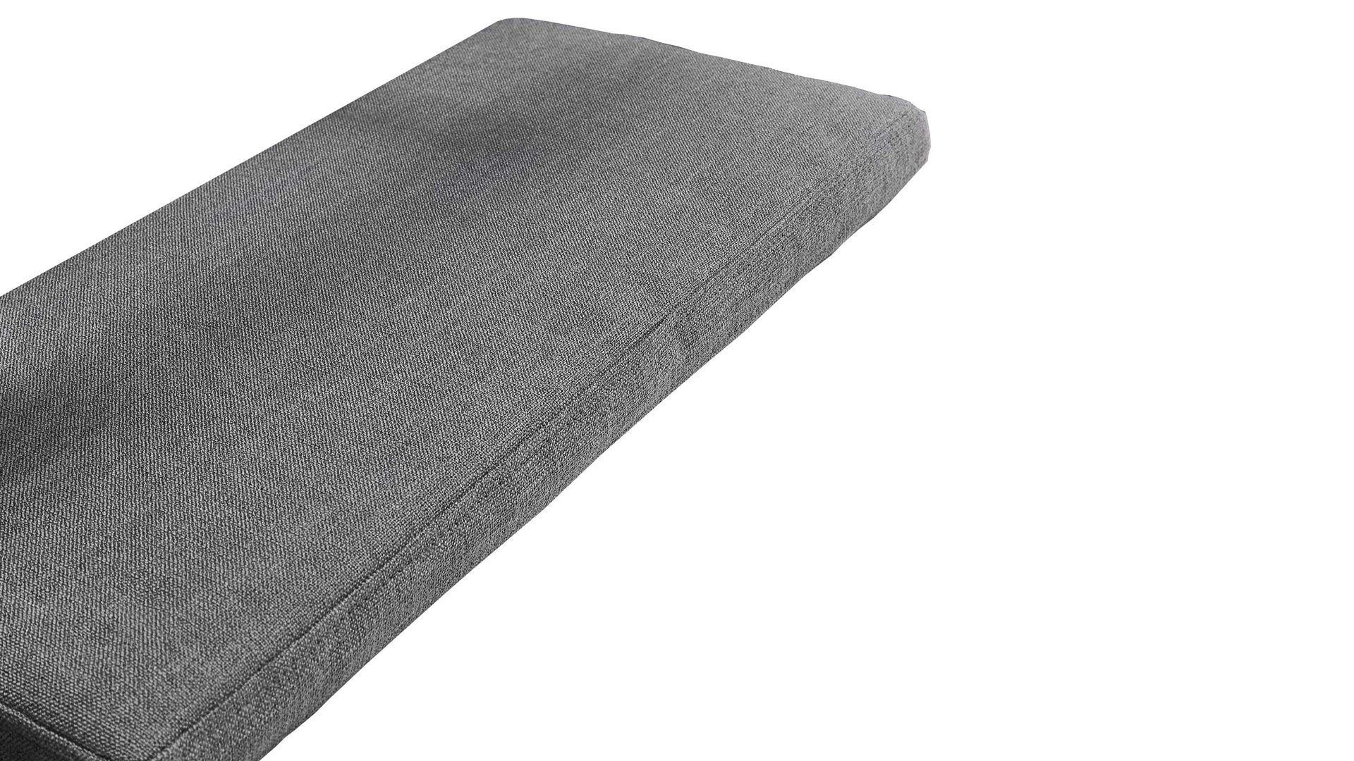 Sitzkissen Germania i.i. aus Stoff in Anthrazit Sitzkissen für Schuhbänke anthrazitfarbener Bezug - ca. 72 x 35 cm