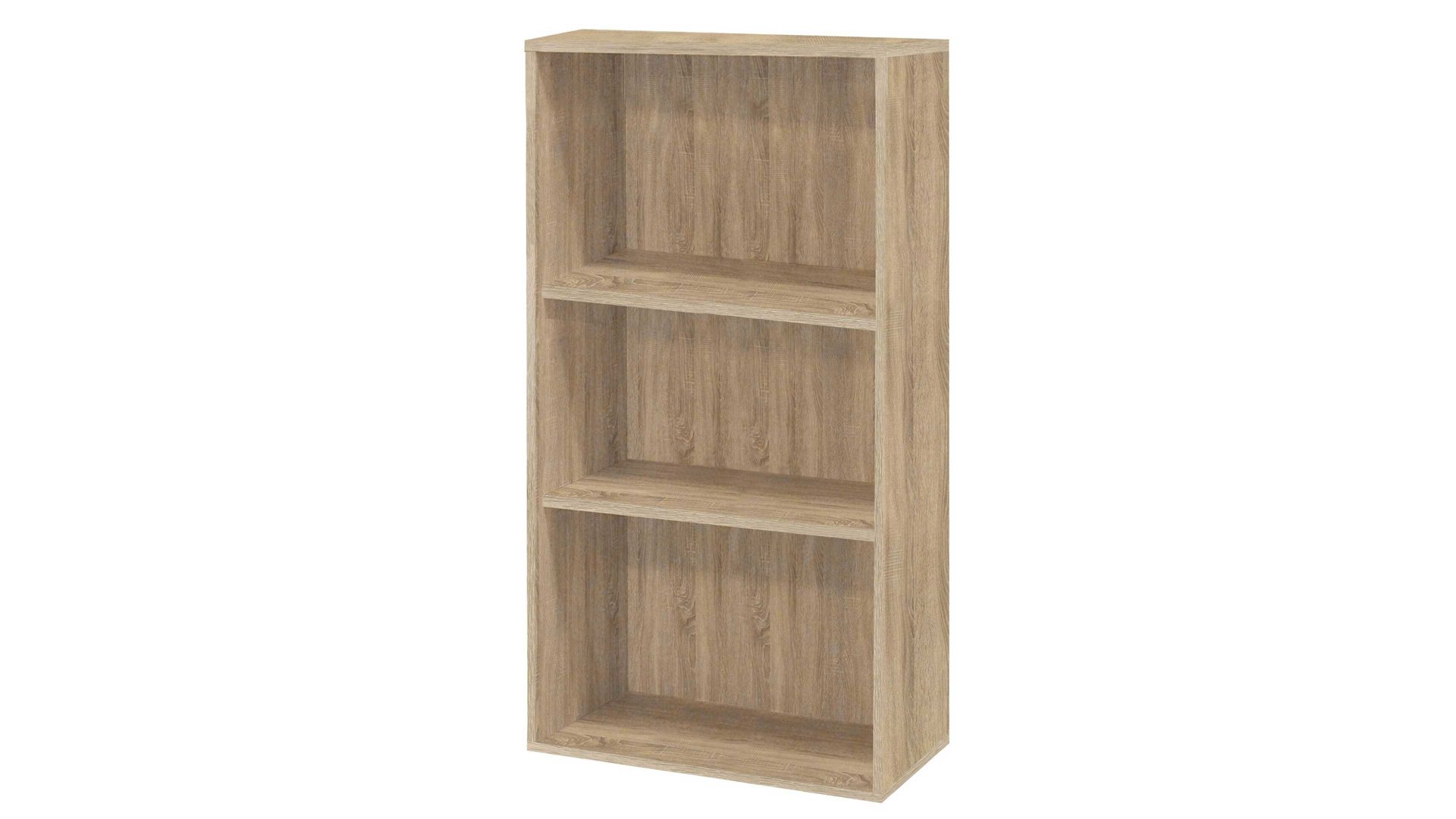 Regal Mäusbacher aus Holz in Holzfarben Aktenregal Mister Office Eiche sägerau – ca. 81 x 109 cm