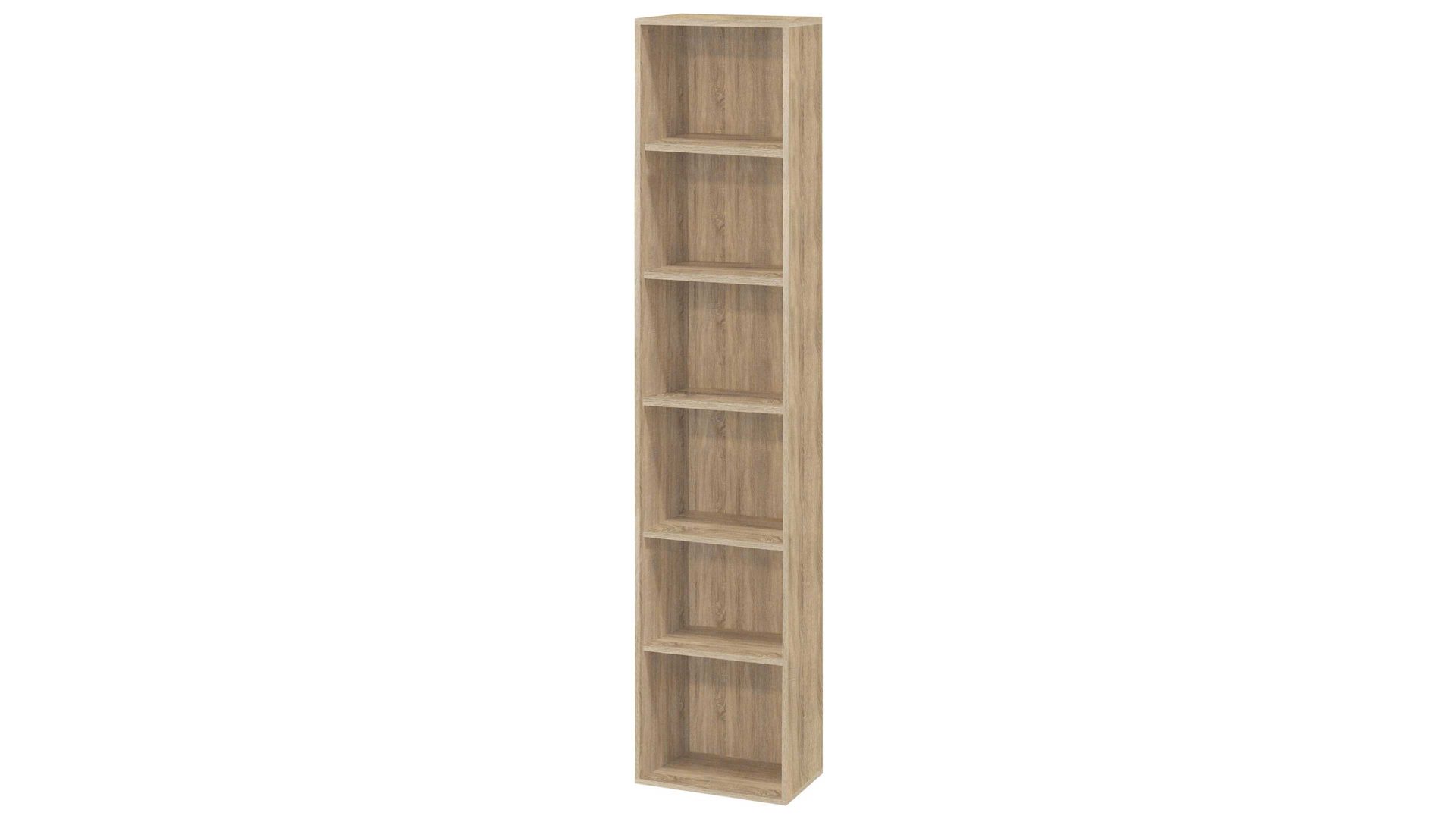 Regal Mäusbacher i.i. aus Holz in Holzfarben Aktenregal Mister Office Eiche sägerau – ca. 41 x 215 cm