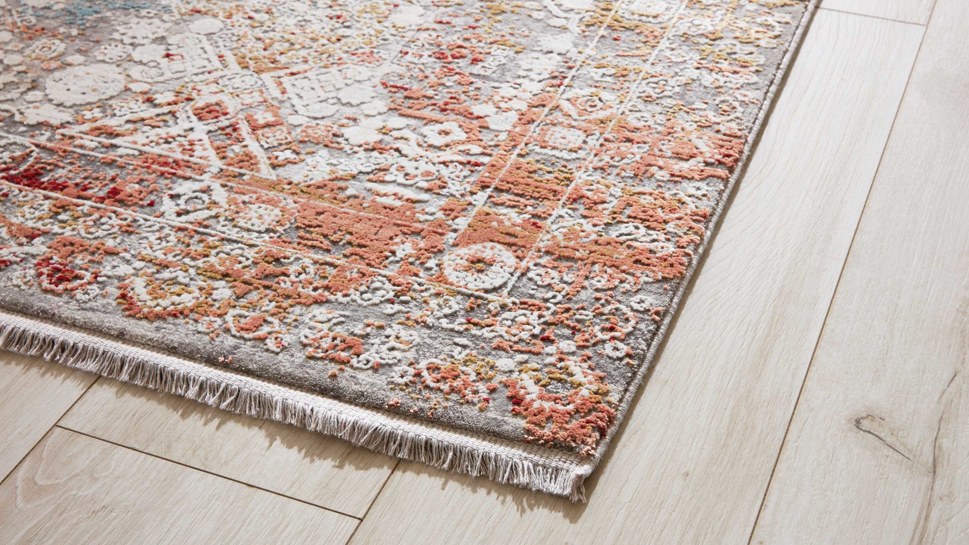 Webteppich Interliving aus Mischgewebe in Mehrfarbig Interliving Teppich Serie L-8610 Multicolor 598 – ca. 67 x 130 cm