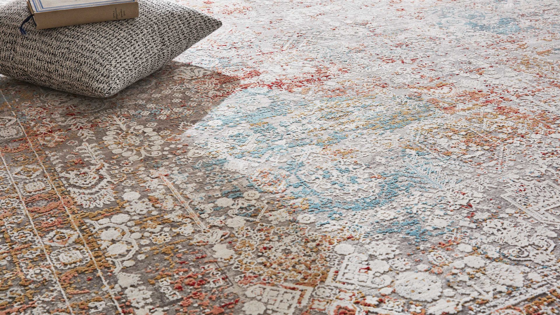 Webteppich Interliving aus Mischgewebe in Mehrfarbig Interliving Teppich Serie L-8610 Multicolor 598 – ca. 240 x 340 cm