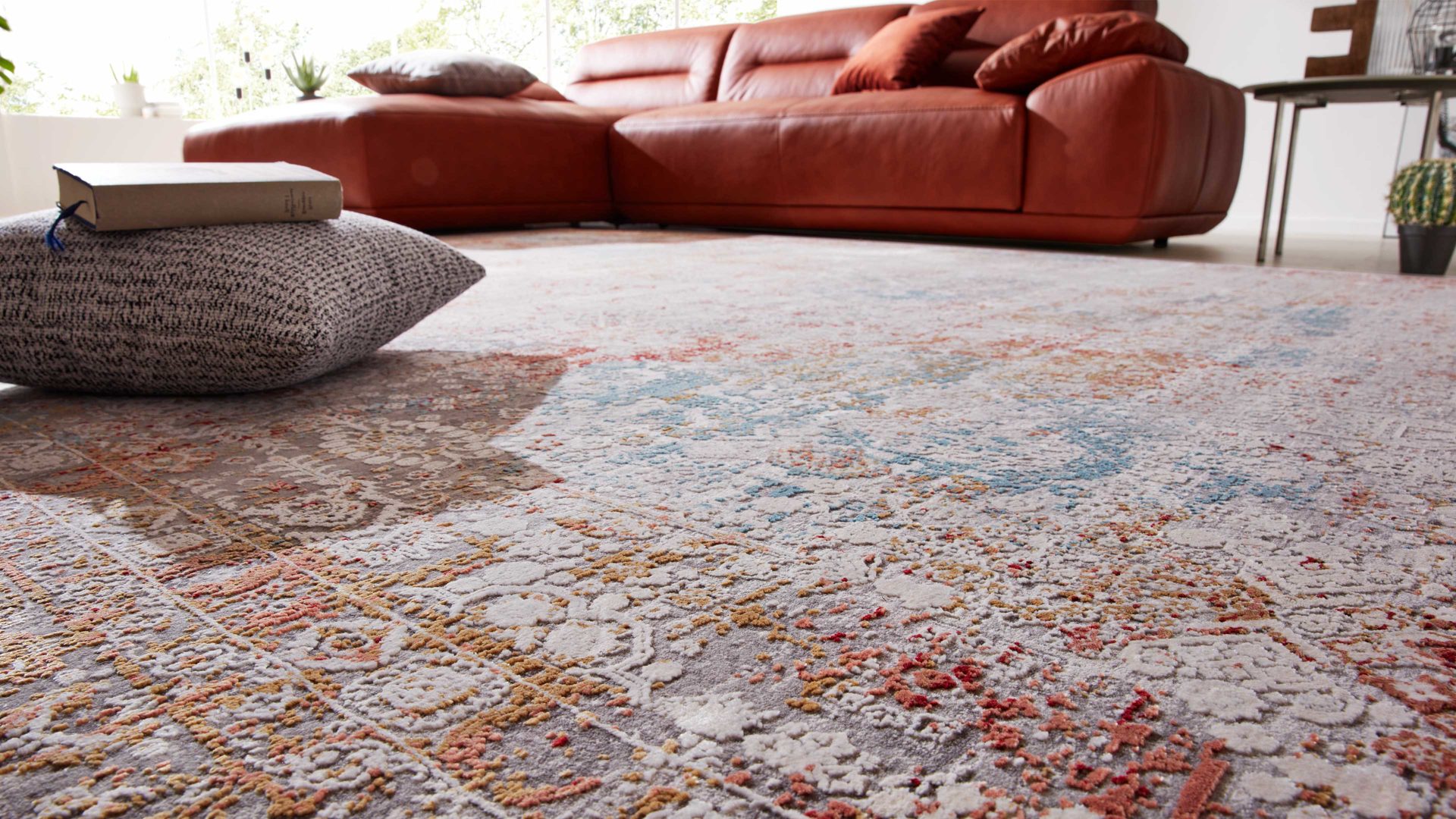 Webteppich Interliving aus Mischgewebe in Mehrfarbig Interliving Teppich Serie L-8610 Multicolor 598 – ca. 160 x 230 cm