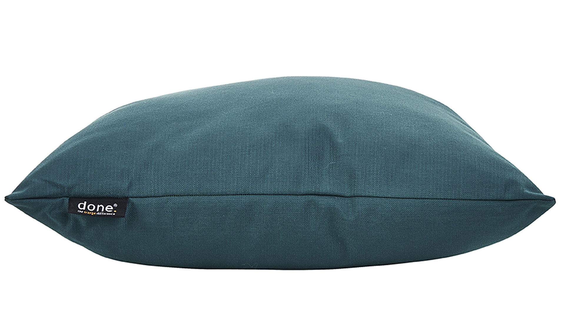 Einzelkissen Done.® aus Kunstfaser in Dunkelgrün done.® Kissen Cushion Outside dunkelgrüner Olefinbezug – ca. 45 x 45 cm