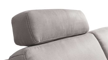 Kopfstütze modulmaster aus Stoff in Hellgrau Modulmaster MM-ZE1059 - Kopfstütze KS alufarbene Mikrofaser Holiday