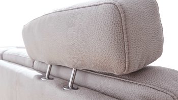 Kopfstütze modulmaster aus Stoff in Hellgrau Modulmaster MM-ZE1059 - Kopfstütze KS alufarbene Mikrofaser Holiday