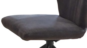 Polsterstuhl Niehoff sitzmoebel aus Mikrofaser in Grau NIEHOFF SITZMÖBEL Polsterstuhl Windhoek anthrazitfarbene Mikrofaser Aberdeen & Eisen