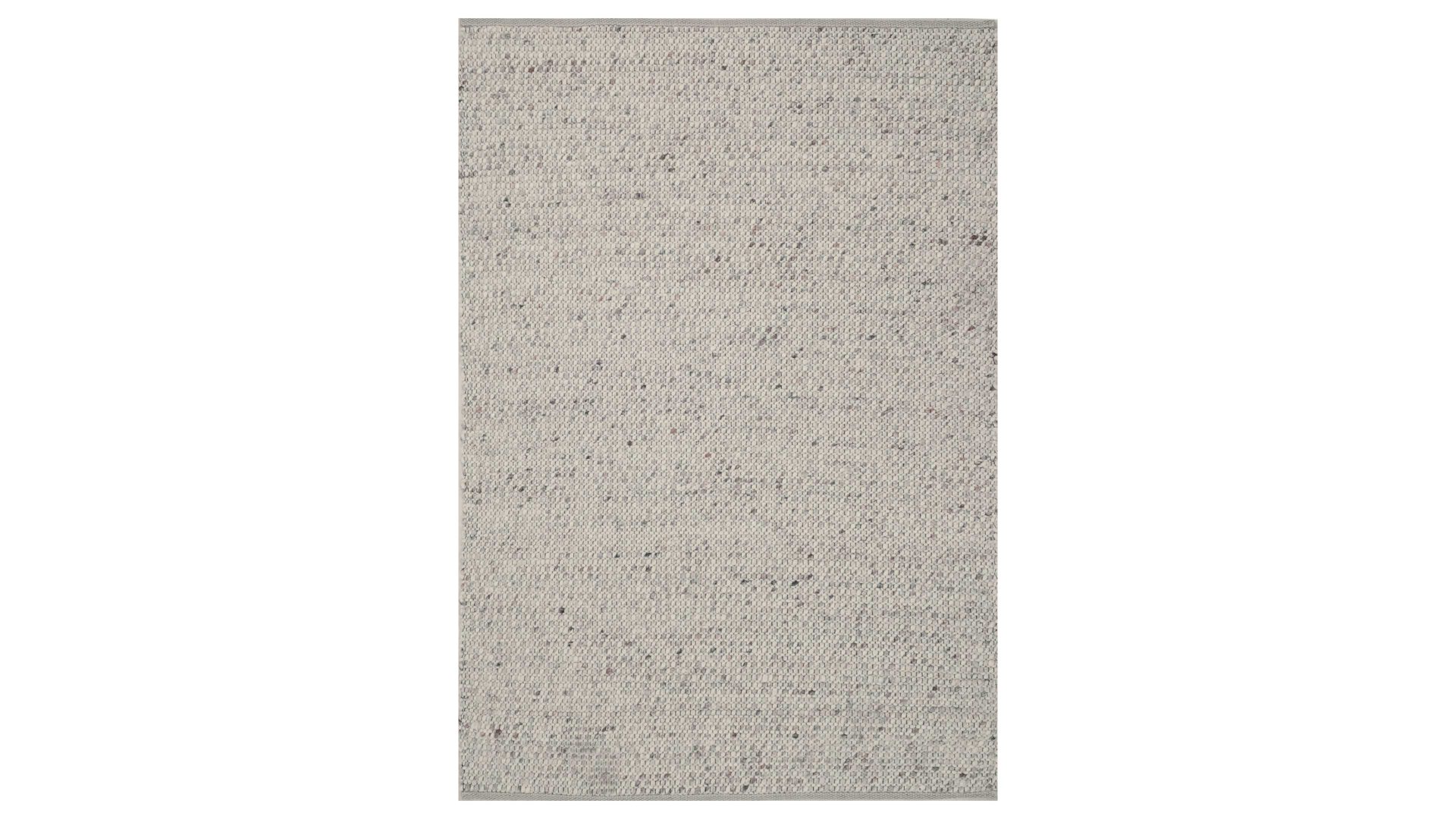 Handwebteppich Interliving aus Naturfaser in Beige Interliving Teppich Serie B-8001 sandfarbene Schurwolle – ca. 90 x 170 cm