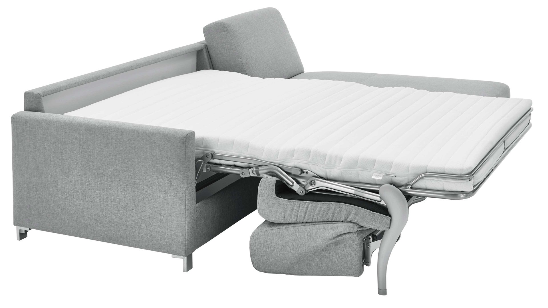 Ecksofa Bali aus Stoff in Hellblau Messina - Ecksofa hellblauer Bezug 8-8001 - Stellfläche ca. 281 x 160 cm