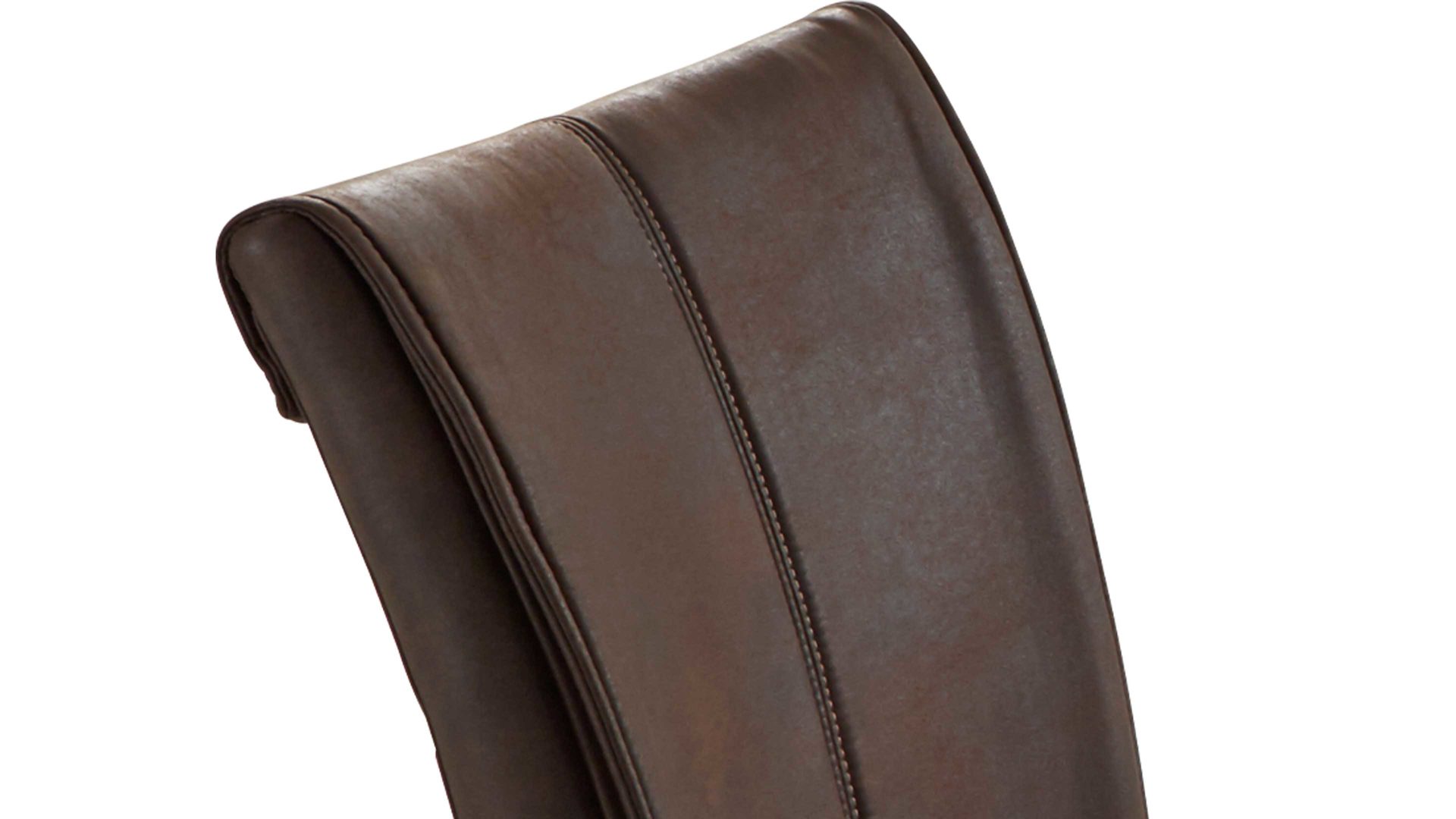 Vierfußstuhl Niehoff sitzmoebel aus Stoff in Dunkelbraun NIEHOFF SITZMÖBEL Polsterstuhl Alica moccafarbene Mikrofaser Aberdeen & Balkeneiche