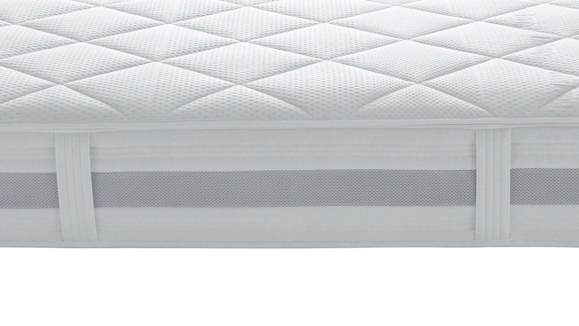Kaltschaummatratze Interliving aus Stoff in Weiß Interliving Matratze Medikontur 1914 Kaltschaum, H4 – Liegefläche ca. 140 x 200 cm