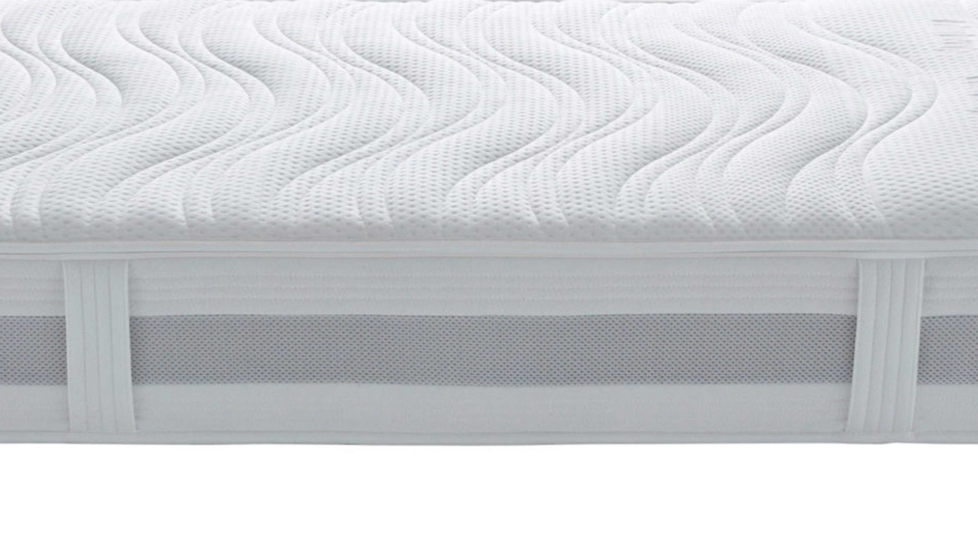Kaltschaummatratze Interliving aus Stoff in Weiß Interliving Matratze Medikontur 1912 Kaltschaum, H3 – Liegefläche ca. 160 x 200 cm