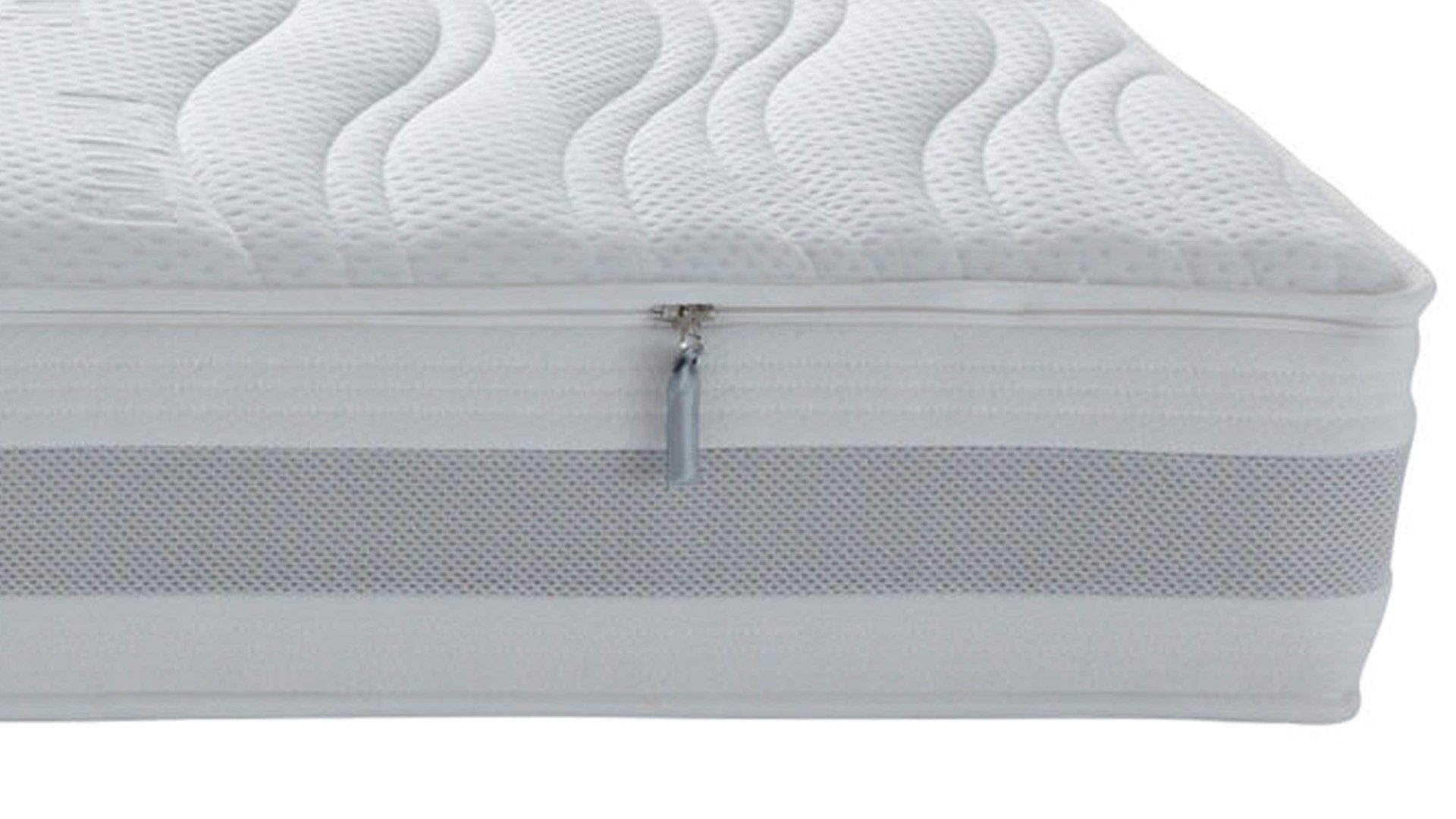 Kaltschaummatratze Interliving aus Stoff in Weiß Interliving Matratze Medikontur 1912 Kaltschaum, H3 – Liegefläche ca. 100 x 190 cm
