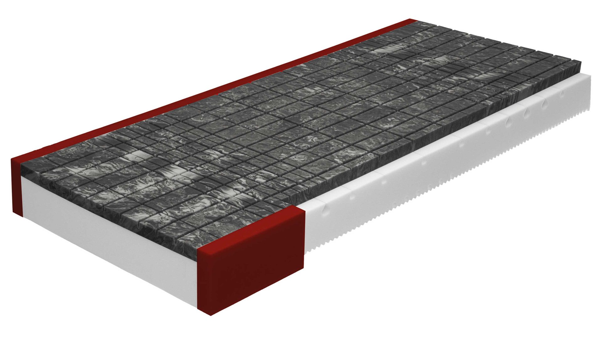 Kaltschaummatratze Interliving aus Stoff in Weiß Interliving Matratze Medikontur 1912 Kaltschaum, H3 – Liegefläche ca. 180 x 200 cm