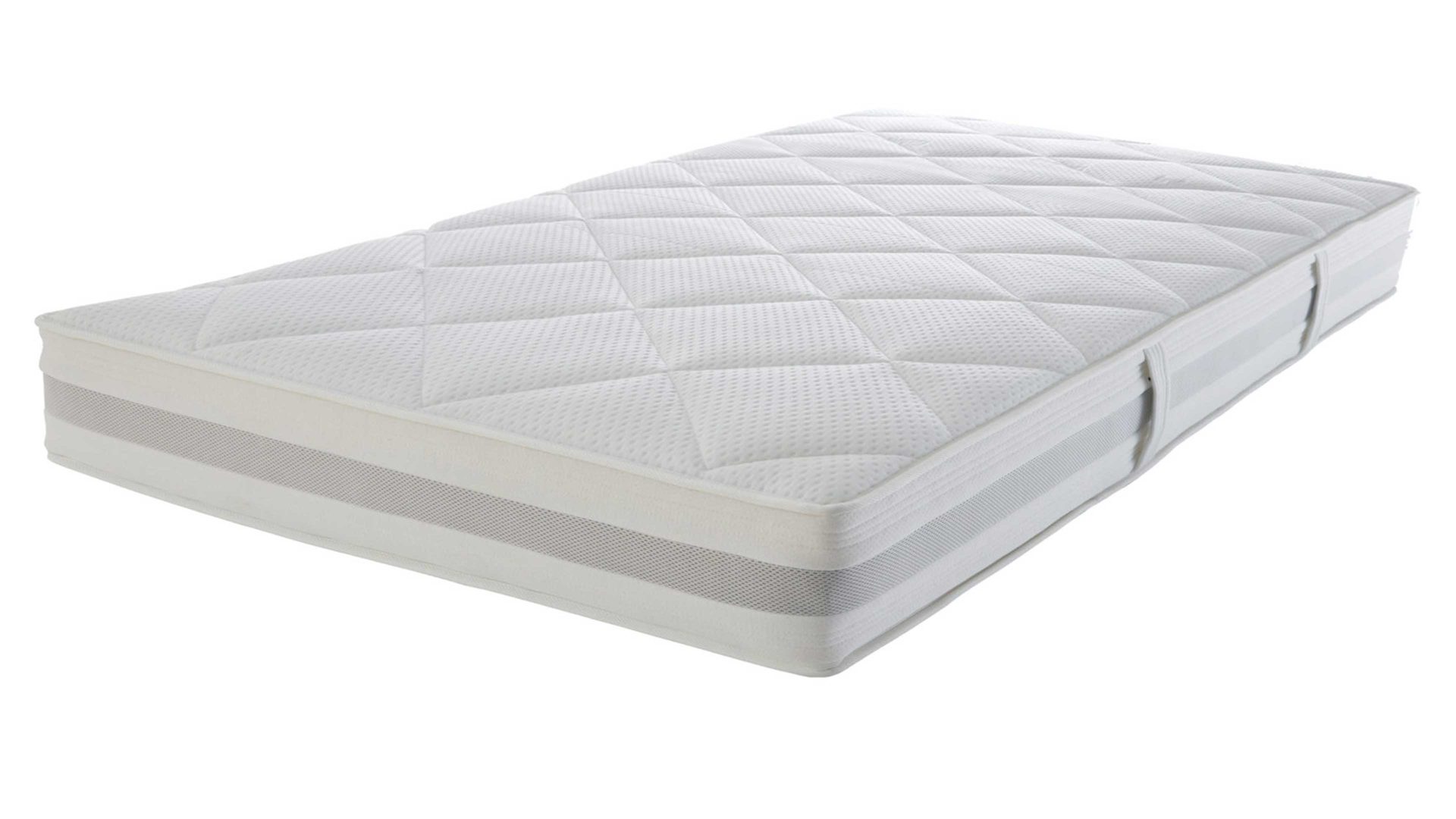 Federkernmatratze Interliving aus Stoff in Weiß Interliving Matratze Medikontur 1915 Taschenfederkern, H2 – Liegefläche ca. 140 x 200 cm