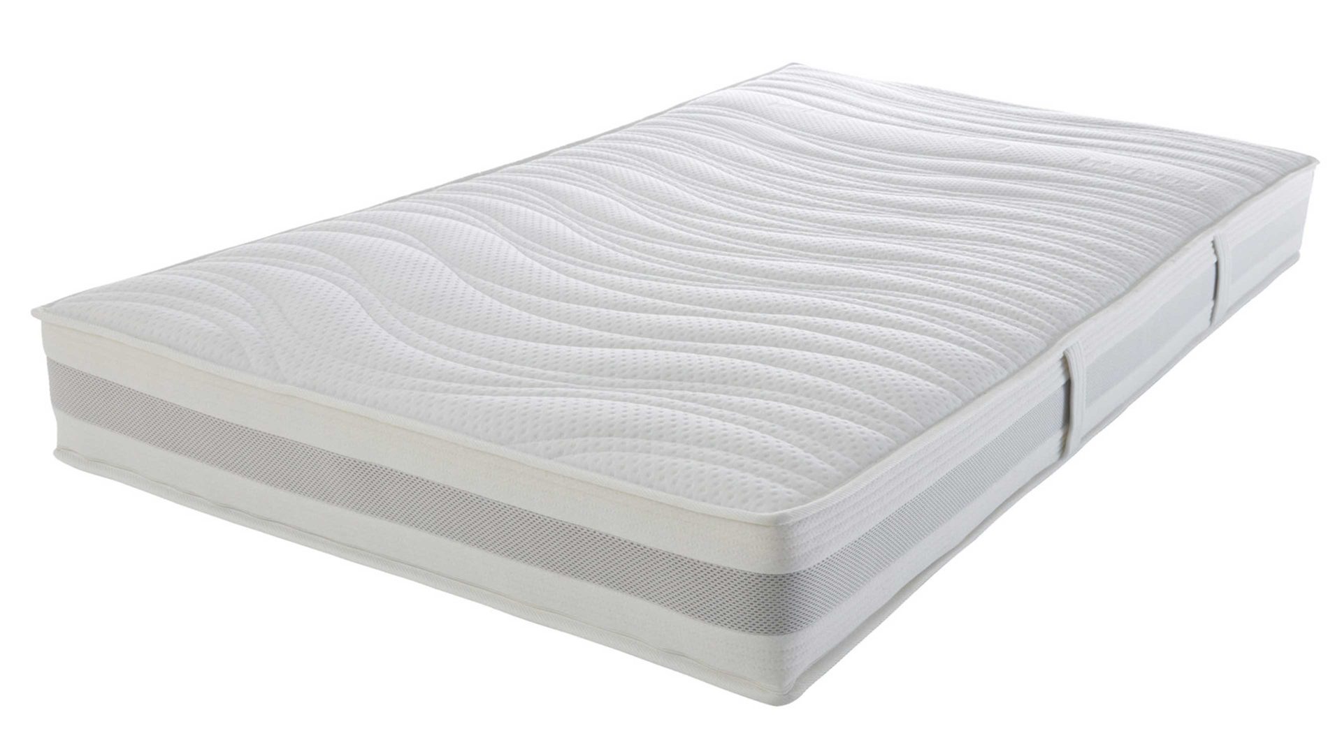 Kaltschaummatratze Interliving aus Stoff in Weiß Interliving Matratze Medikontur 1912 Kaltschaum, H3 – Liegefläche ca. 120 x 200 cm