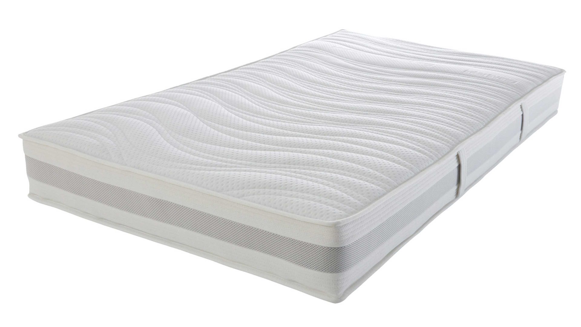 Kaltschaummatratze Interliving aus Stoff in Weiß Interliving Matratze Medikontur 1912 Kaltschaum, H3 – Liegefläche ca. 140 x 200 cm
