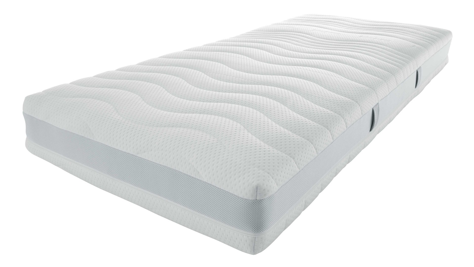 Federkernmatratze Interliving aus Stoff in Weiß Interliving Matratze Medikontur 1911 Taschenfederkern, H2 – Liegefläche ca. 100 x 200 cm