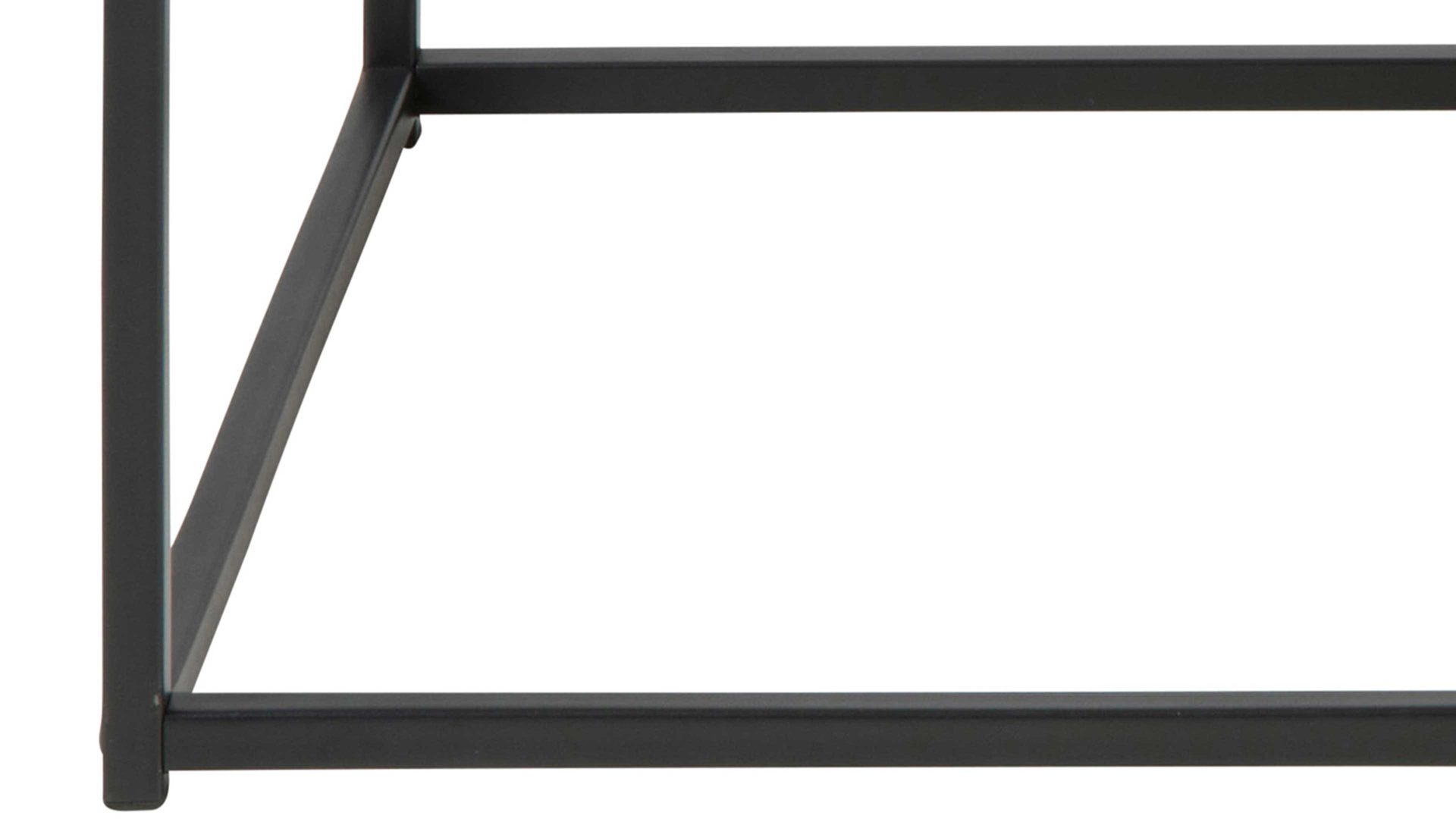 Couchtisch Actona group aus Holz in Holzfarben Couchtisch Seaford im Industrielook bzw. Sofatisch Wildeiche & Schwarz – ca. 100 x 50 cm