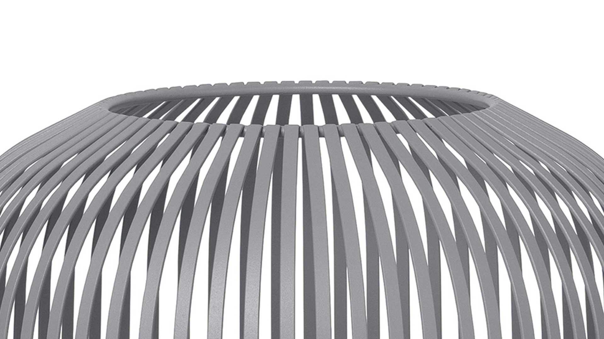 Windlicht Blomus aus Metall in Grau blomus Laterne Lito Stahlgrau – Höhe ca. 27 cm