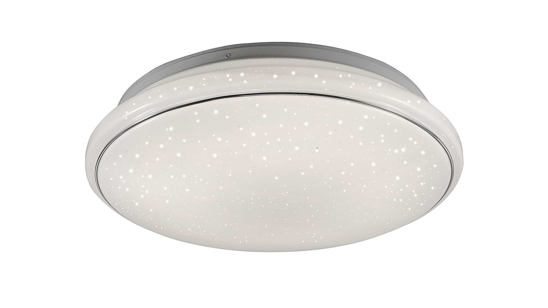 Deckenleuchte Just light. (leuchtendirekt) aus Kunststoff in Weiß JUST LIGHT. Deckenlampe Jupiter Sternenhimmeloptik – Durchmesser ca. 59 cm