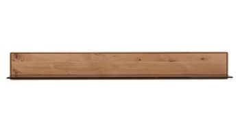 Wandregal Interliving aus Holz in Holzfarben Interliving Wohnzimmer Serie 2020 - Wandboard 151852 Asteiche bianco – Länge ca. 182 cm