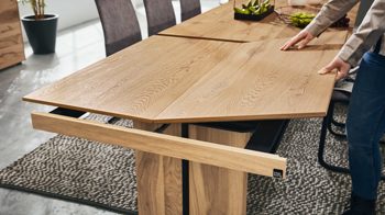 Funktion Interliving aus Holz in Holzfarben Interliving Esszimmer Serie 5604 - Frontauszug Eiche rustico - ca. 65 x 90 cm