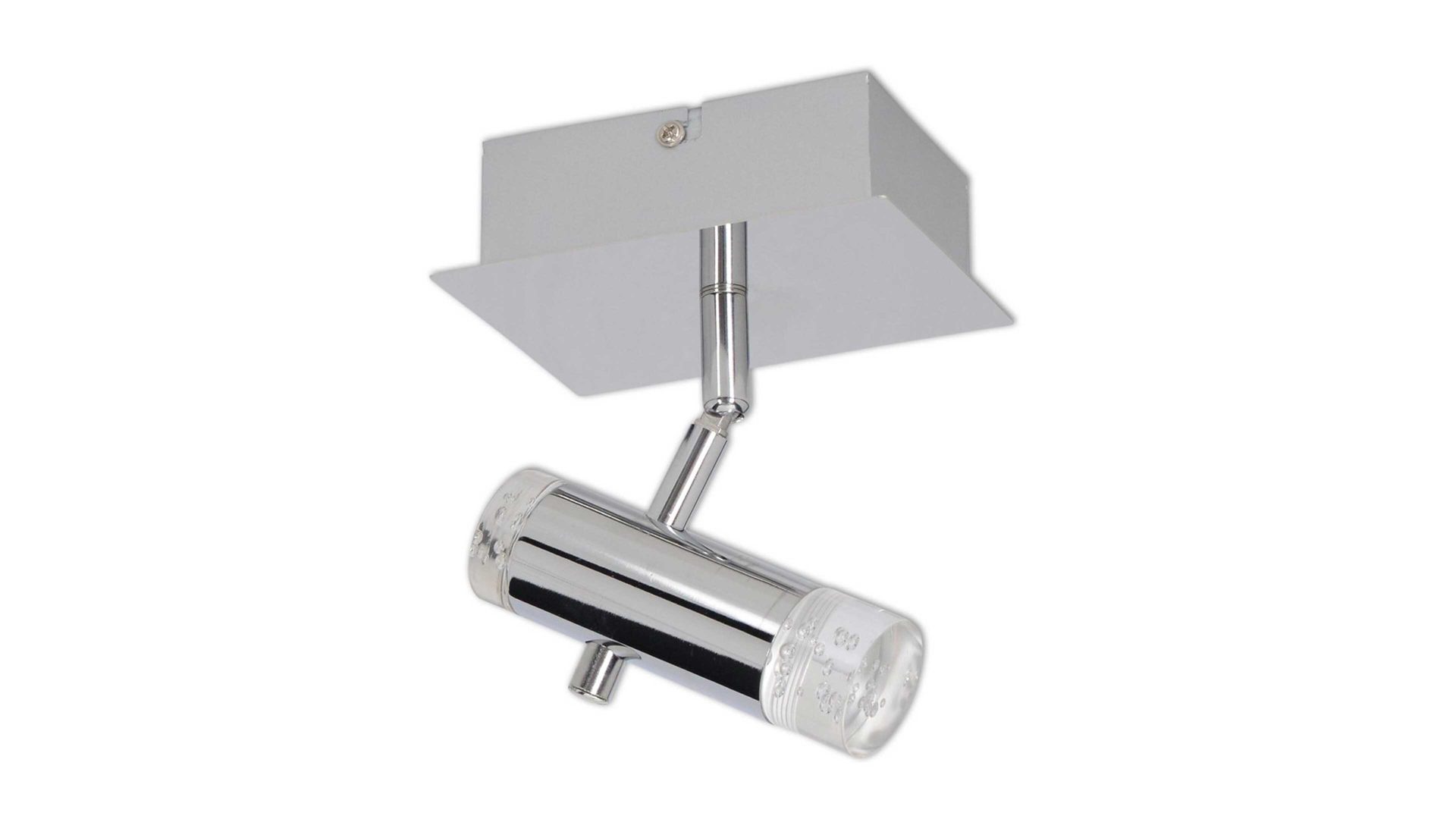 Strahler / Spot Näve aus Kunststoff in Metallfarben näve LED- Wand- und Deckenspot Garda Chrom & Acryl – ein Spot