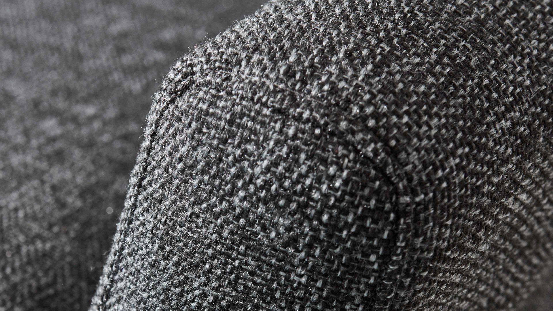 Schlafsofa comfortmaster besser sitzen, liegen, leben aus Stoff in Anthrazit Comfortmaster Schlafsofa Molto mit Faltbett-Funktion anthrazitfarbener Webstoff 2-6210 & Chromfüße - Breite ca. 156 cm