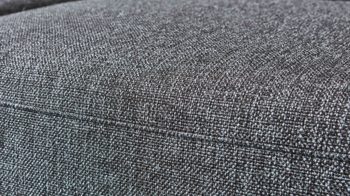 Schlafsofa comfortmaster besser sitzen, liegen, leben aus Stoff in Anthrazit Comfortmaster Schlafsofa Molto mit Faltbett-Funktion anthrazitfarbener Webstoff 2-6210 & Chromfüße - Breite ca. 156 cm