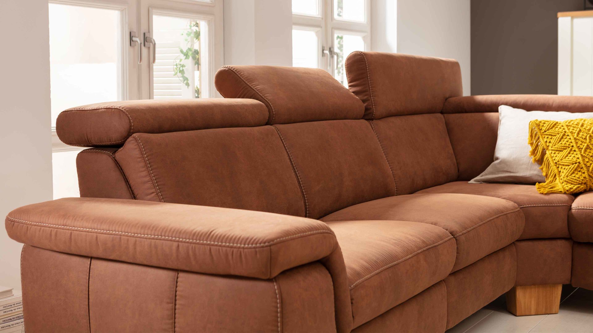 Funktion Steinpol polsteria aus Metall in Transparent Polsterprogramm Relaxa 6.0 Plus PSG XC - Kopfpolsterverstellung manuell