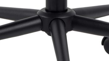 Drehstuhl Actona group aus Stoff in Dunkelgrün Drehstuhl Brooke waldgrüner Samt Vic 68AC & schwarzes Drehkreuz