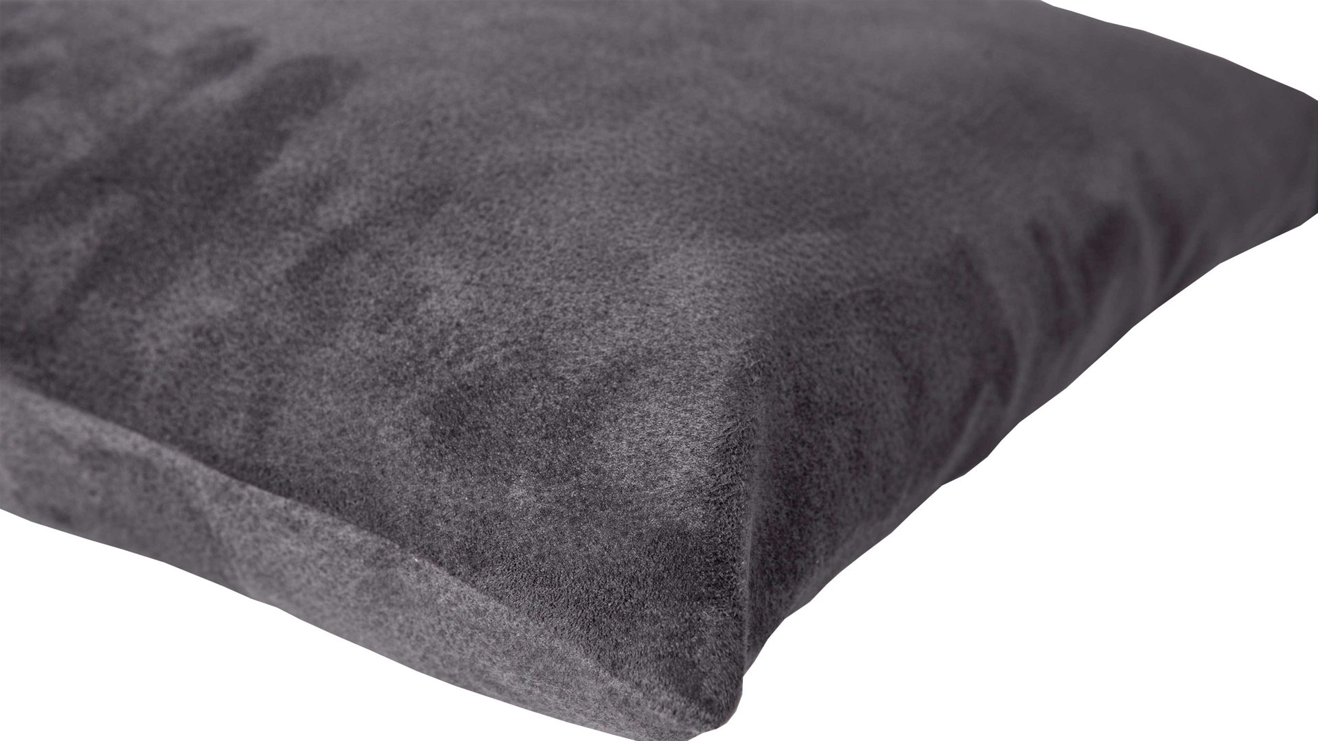 Kissenbezug /-hülle Magma sitting point aus Stoff in Anthrazit MAGMA Kissenhülle Indiana anthrazitfarbenes Kunstleder – ca. 60 x 60 cm