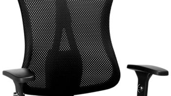 Drehstuhl OrthoSedis aus Stoff in Schwarz Drehstuhl OrthoSedis 85 schwarzer Bezug BC00X & verchromtes Drehkreuz