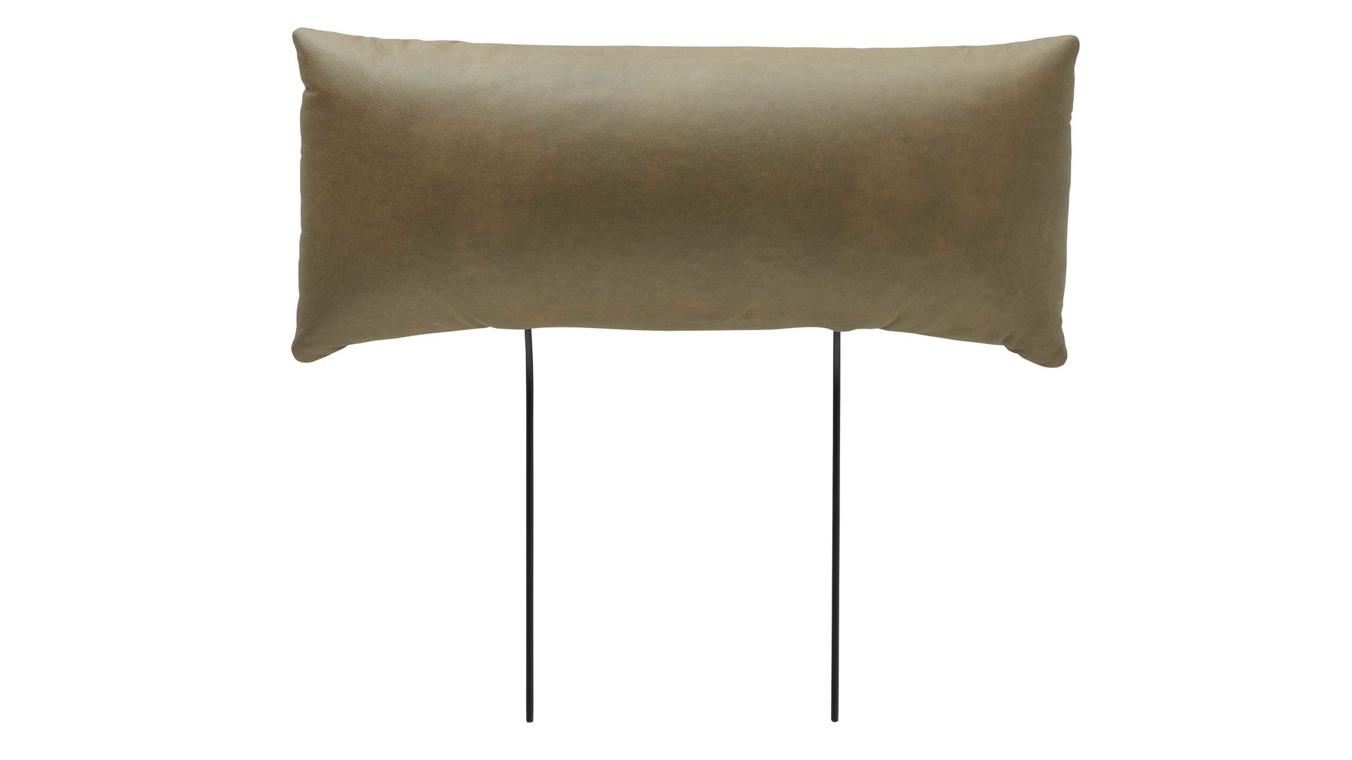 Kopfstütze Interliving aus Leder in Grün Interliving Sofa Serie 4400 - Kopfstütze olivgrünes Leder EVI 33 - Breite ca. 82 cm