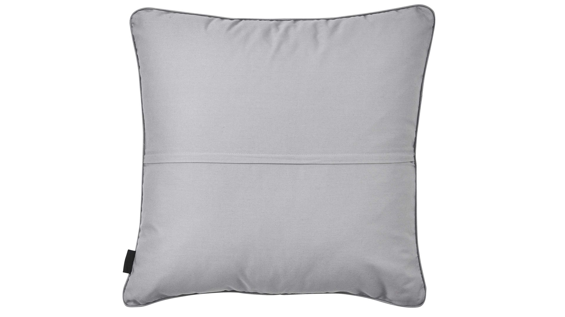 Kissenbezug /-hülle Done.® aus Baumwolle in Metallfarben done.® Kissenhülle Cushion Uni silberfarbener Panamabezug - ca. 65 x 65 cm