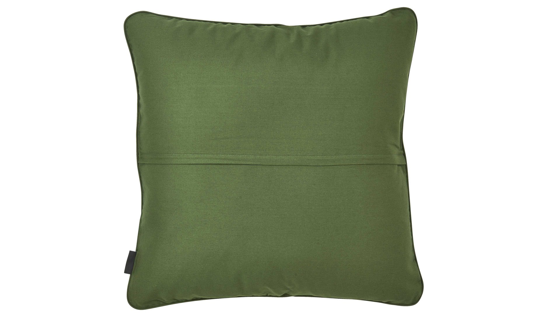 Kissenbezug /-hülle Done.® aus Baumwolle in Dunkelgrün done.® Kissenhülle Cushion Uni khakifarbener Panamabezug - ca. 45 x 45 cm