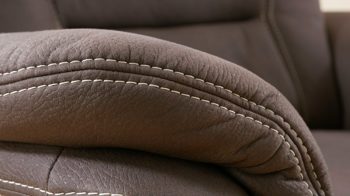 Ecksofa modulmaster aus Stoff in Dunkelbraun Modulmaster MM-PP1067 - Wohnlandschaft schokobraune Mikrofaser Mammut & Eichenholzfüße – Stellfläche ca. 327 x 218 cm