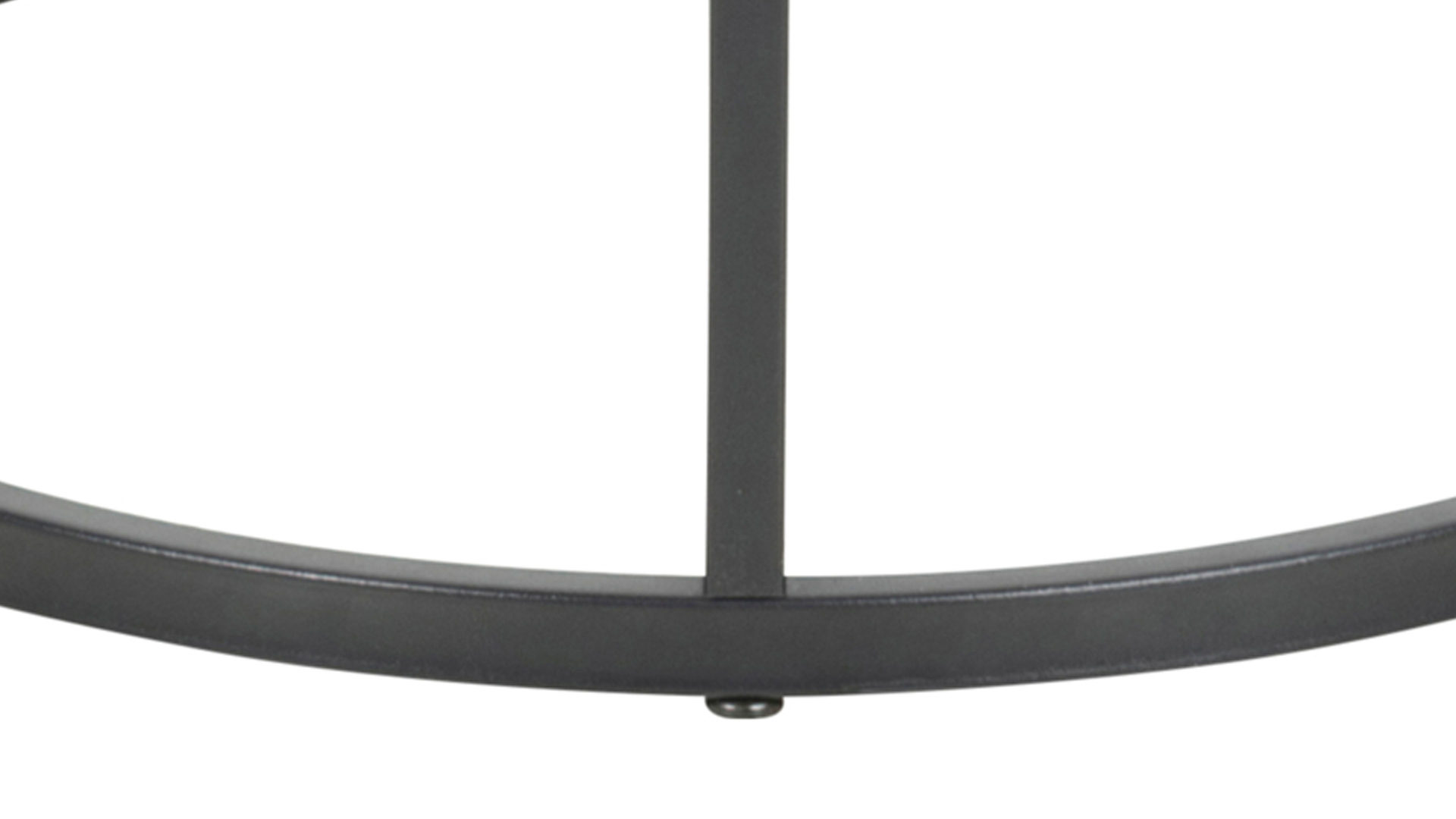 Beistelltisch Actona group aus Holz in Schwarz Beistelltisch Seaford im Industrielook schwarze Esche – Durchmesser ca. 40 cm