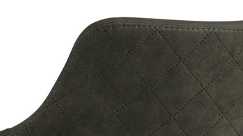 Polsterstuhl Actona group aus Stoff in Dunkelgrün Armlehnstuhl Bella bzw. Polsterstuhl olivgrüner Bezug Preston 38 & Eichenholzfüße