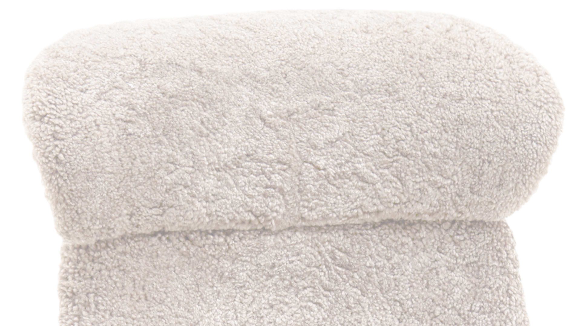 Relaxsessel Conform® aus Fell in Weiß CONFORM® Relaxsessel Timeout mit Schaffell weißes Schaffell & Eichefurnier