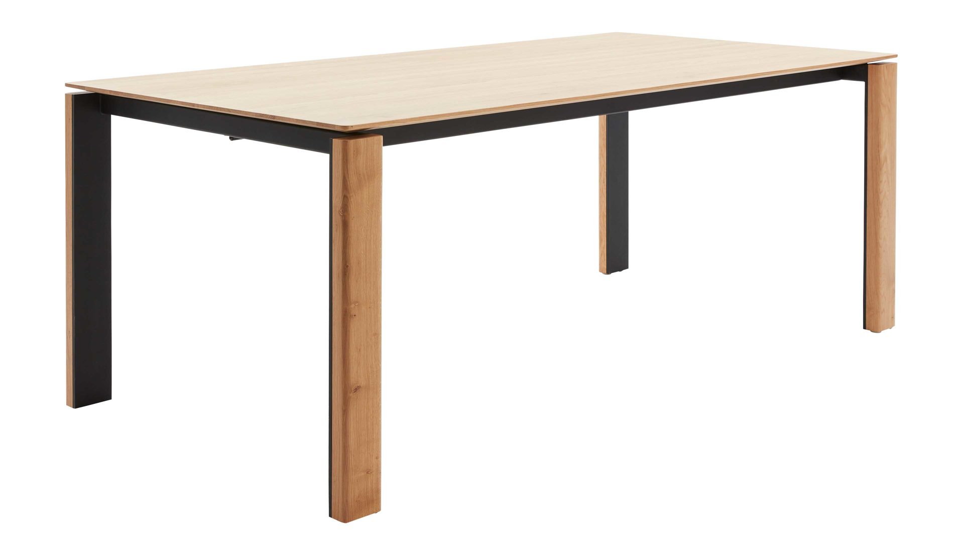 Auszugtisch Interliving aus Holz in Holzfarben Interliving Esszimmer Serie 5110 - Auszugtisch Eiche natur - ca. 180 - 280 x 100 cm