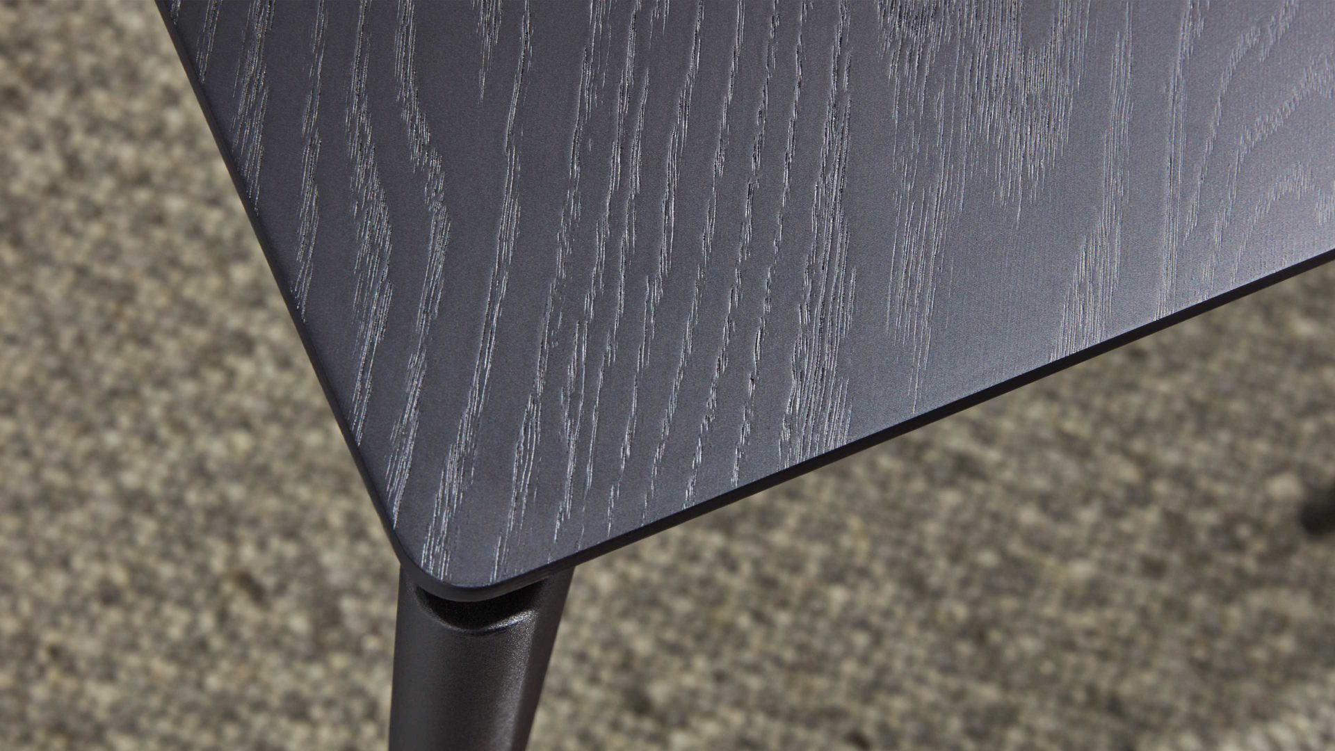 Auszugtisch Interliving aus Holz in Schwarz Interliving Esszimmer Serie 5110 - Auszugtisch mattschwarzes Eichefurnier - ca. 200 - 300 x 100 cm