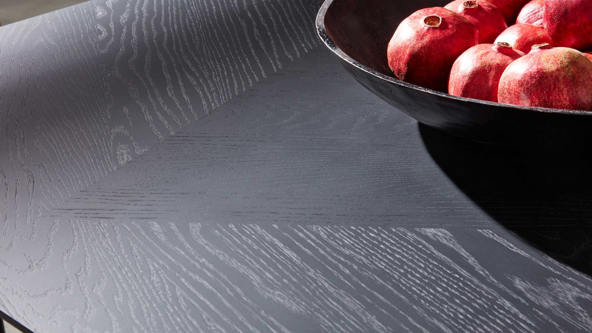 Auszugtisch Interliving aus Holz in Schwarz Interliving Esszimmer Serie 5110 - Auszugtisch mattschwarzes Eichefurnier - ca. 180 - 280 x 100 cm