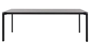 Esstisch Interliving aus Holz in Schwarz Interliving Esszimmer Serie 5110 - Esstisch mattschwarzes Eichefurnier - ca. 100 x 180 cm