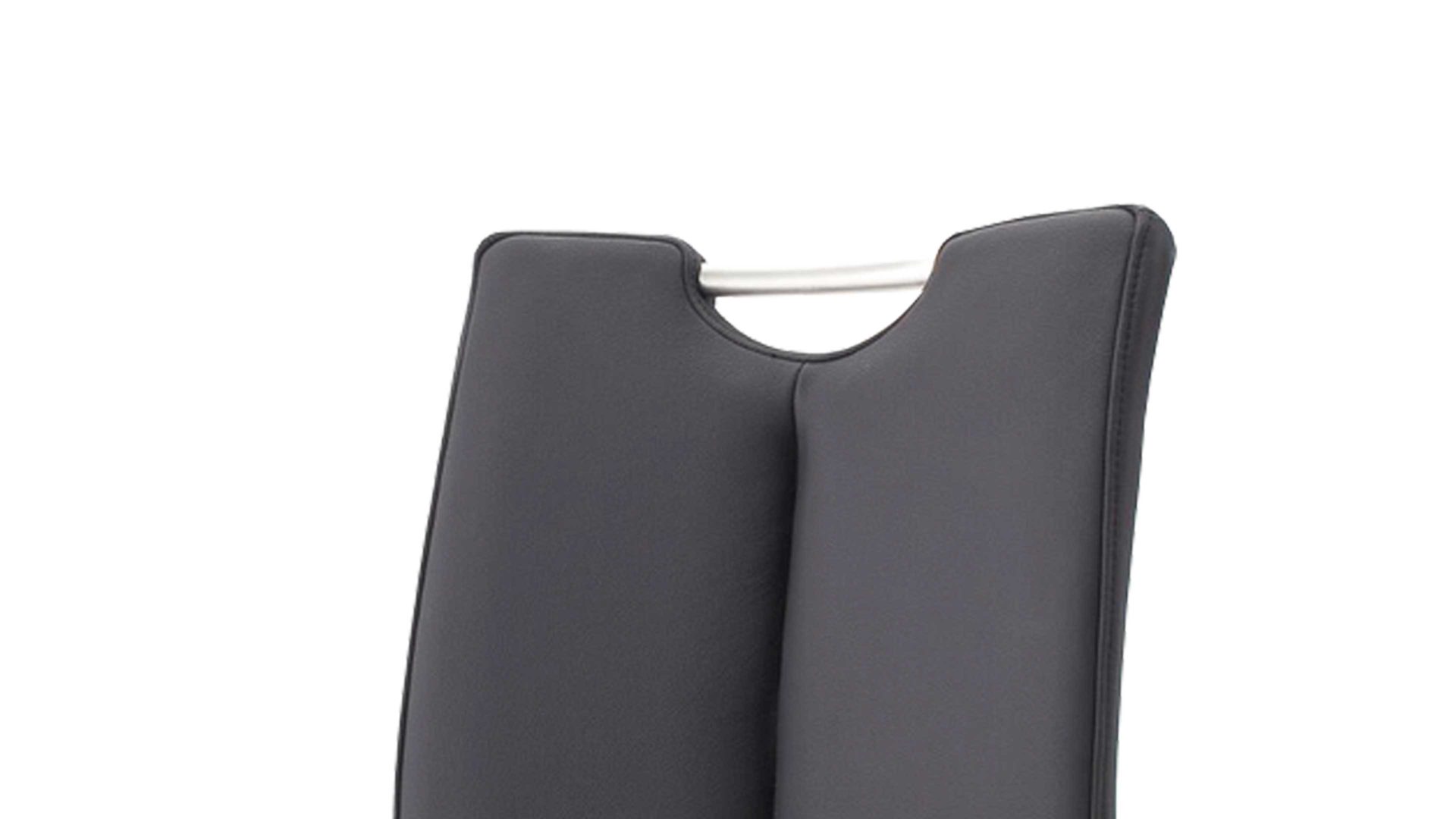 Schwingstuhl Mca furniture aus Stoff in Schwarz Schwingstuhl Artos schwarzes Kunstleder SX & Edelstahl