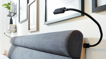 Möbelbeleuchtung Interliving aus Metall in Anthrazit Interliving Schlafzimmer Serie 1023 – Flexleuchten-Set 80033 zweiteilig