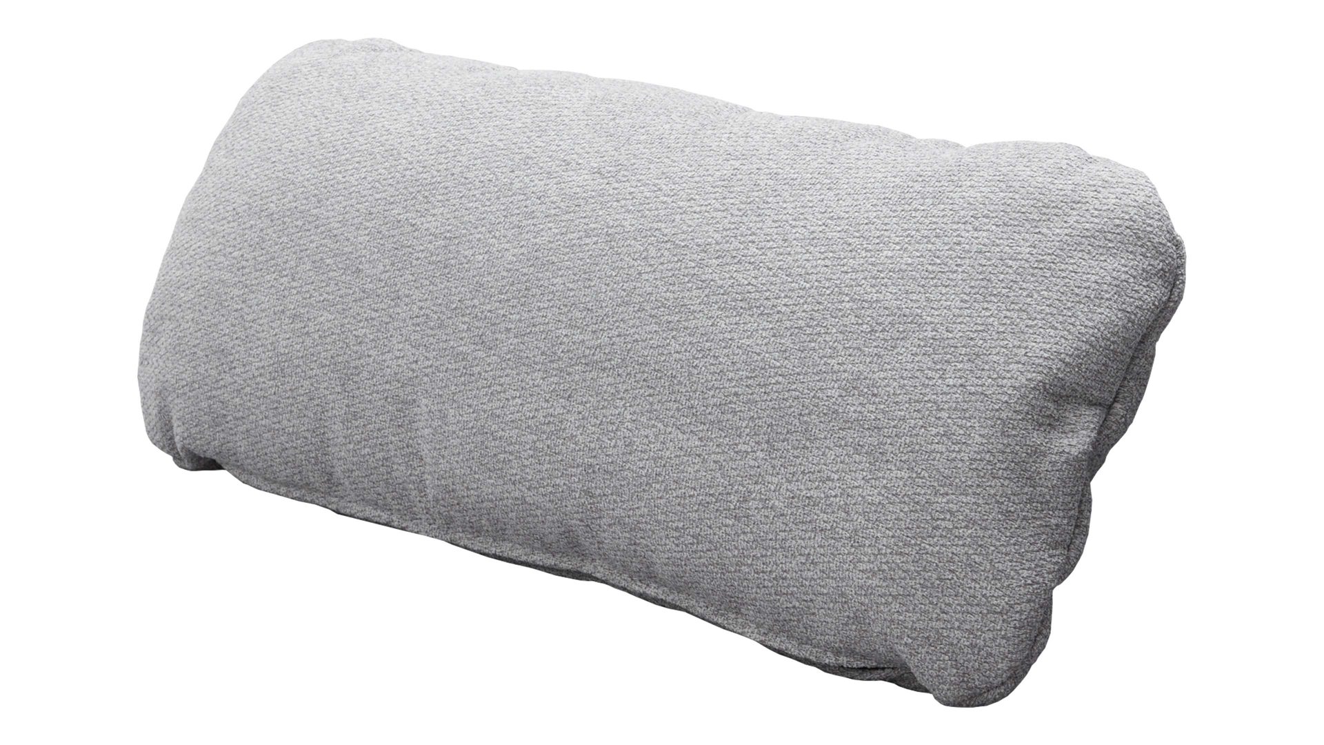 Einzelkissen modulmaster aus Stoff in Hellgrau Modulmaster MM-MP1044 - Nierenkissen silberfarbene Chenille Calido - ca. 58 x 25 cm