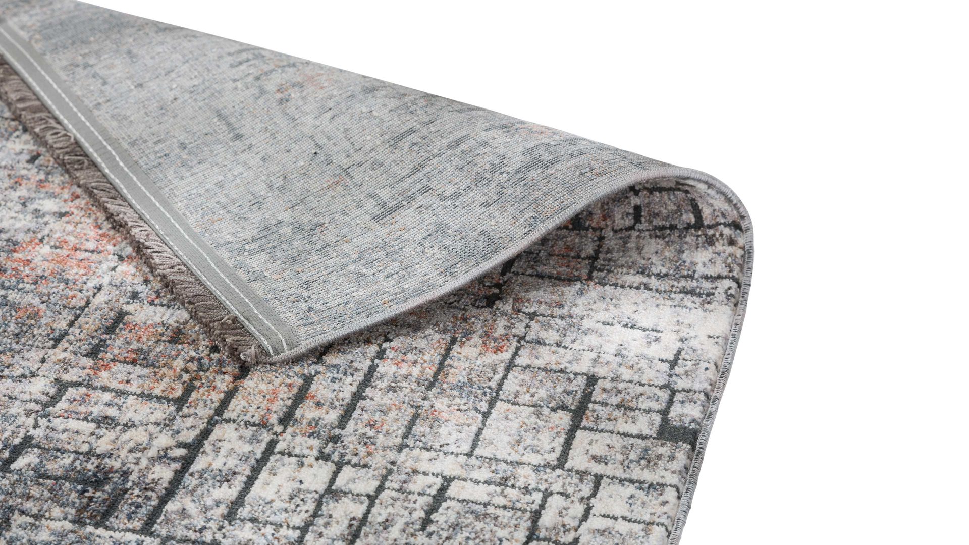 Webteppich Golze | astra aus Kunstfaser in Grau ASTRA® Teppich Sarezzo grau gemustert - ca. 160 x 230 cm